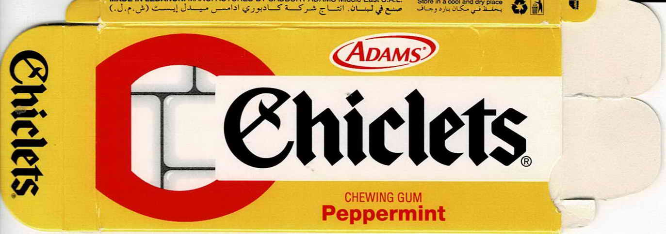 CHICLETS box pellets