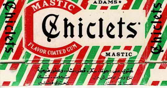 CHICLETS box pellets