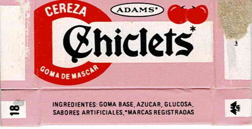 CHICLETS box pellets