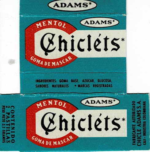 CHICLETS box pellets