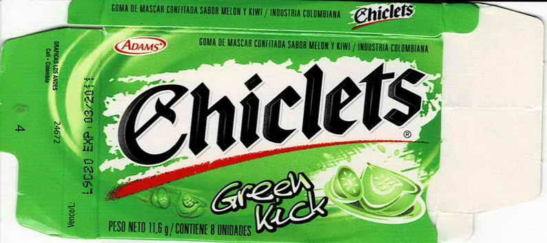 CHICLETS box pellets