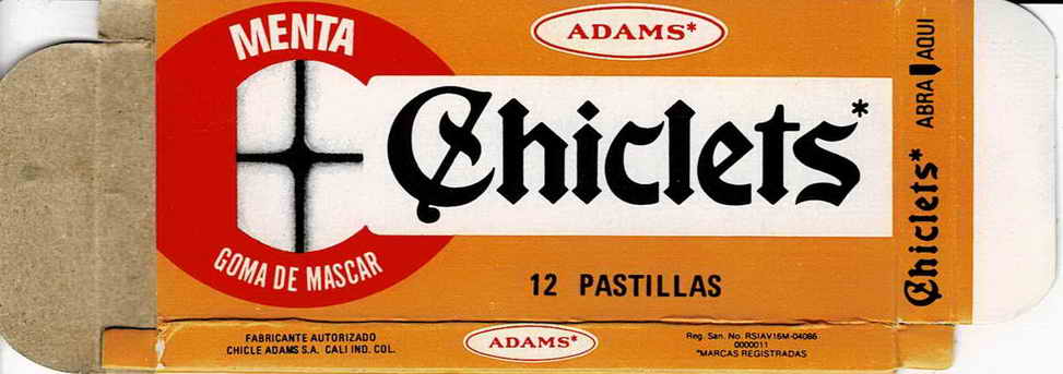 CHICLETS box pellets