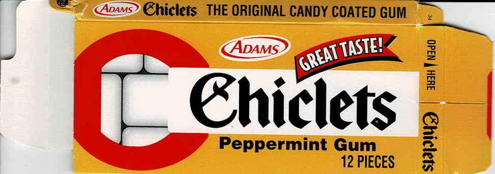 CHICLETS box pellets