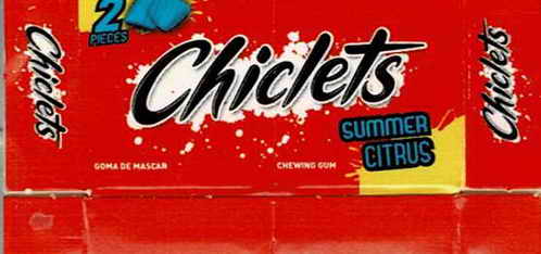 CHICLETS box pellets