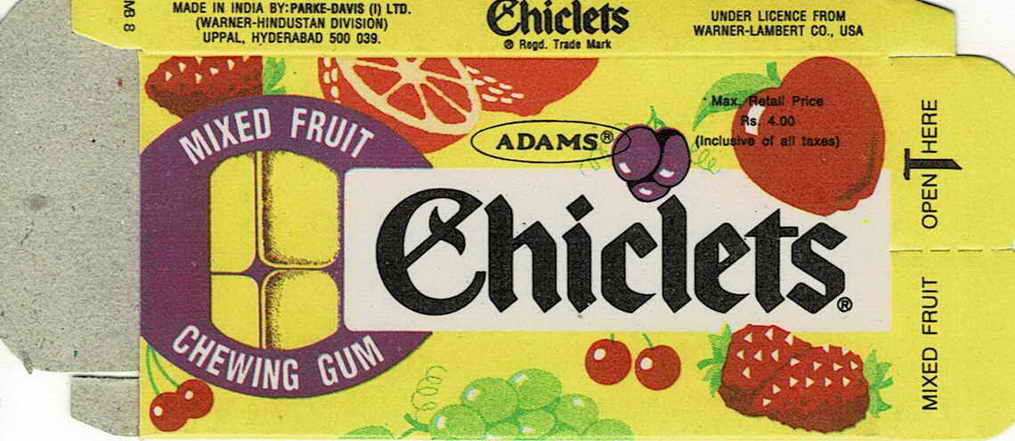 CHICLETS box pellets