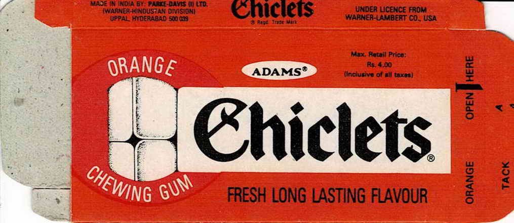 CHICLETS box pellets