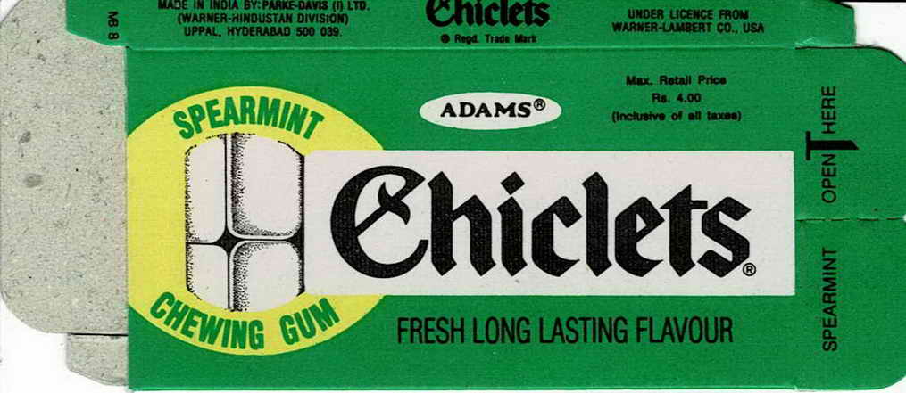 CHICLETS box pellets