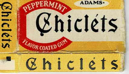 CHICLETS box pellets