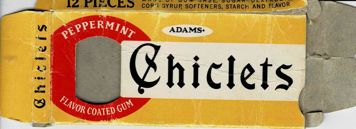 CHICLETS box pellets