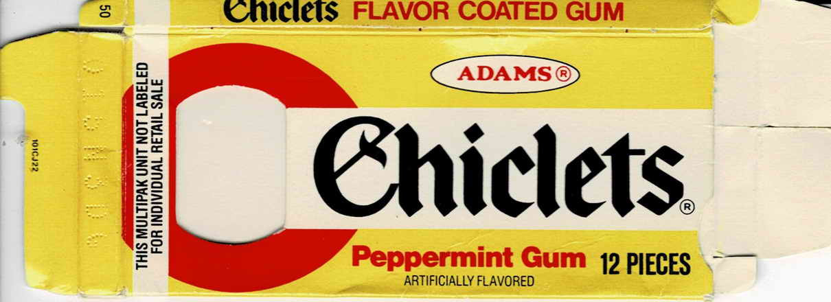 CHICLETS box pellets