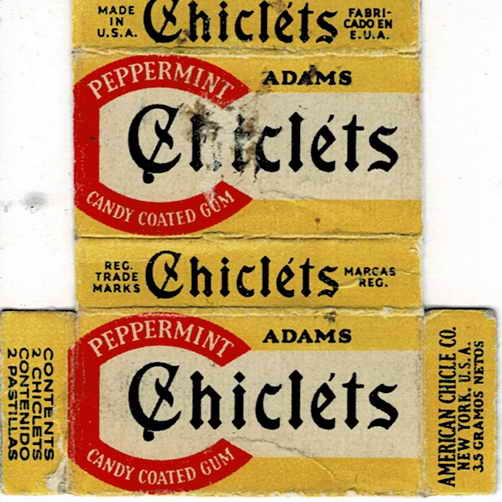 CHICLETS box pellets