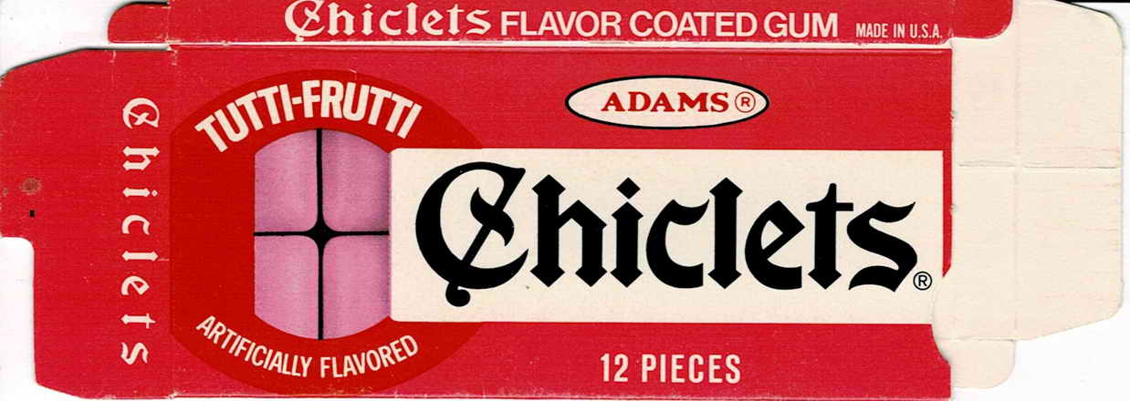 CHICLETS box pellets