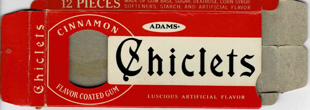 CHICLETS box pellets