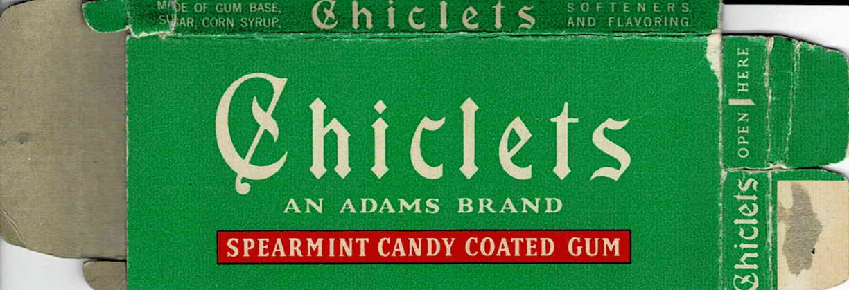 CHICLETS box pellets