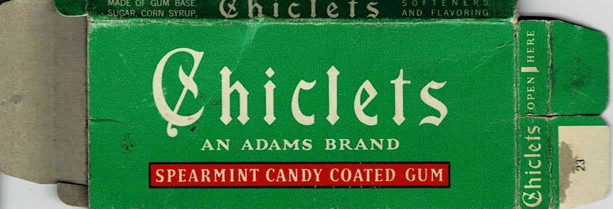 CHICLETS box pellets