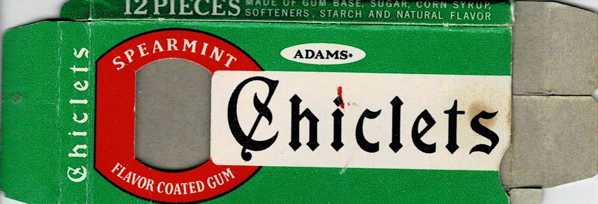 CHICLETS box pellets