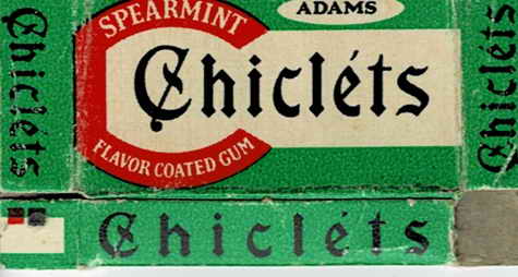 CHICLETS box pellets