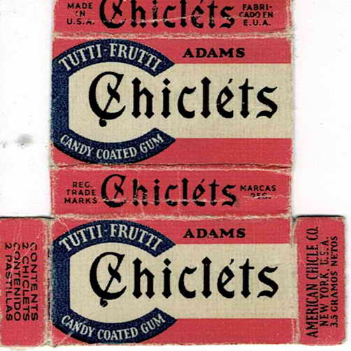 CHICLETS box pellets