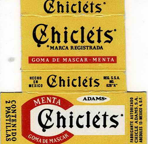 CHICLETS box pellets