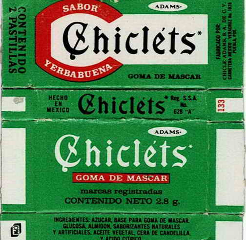 CHICLETS box pellets