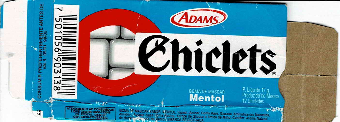 CHICLETS box pellets