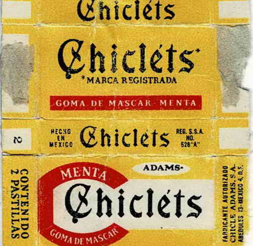 CHICLETS box pellets