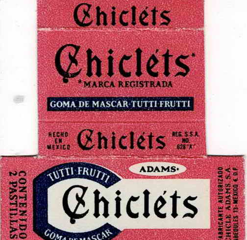 CHICLETS box pellets