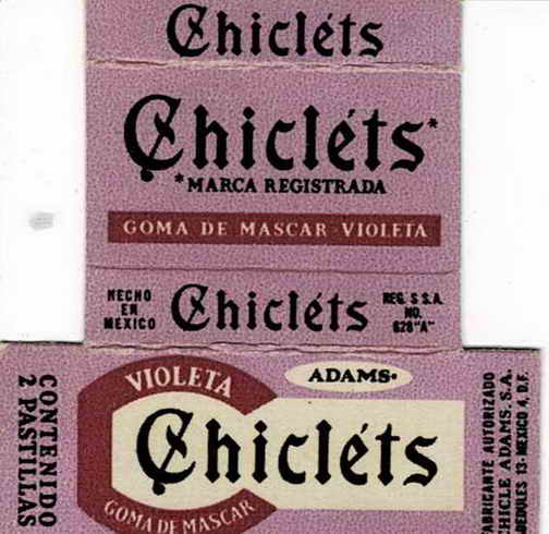 CHICLETS box pellets