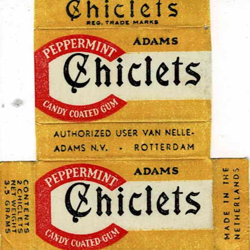 CHICLETS box pellets