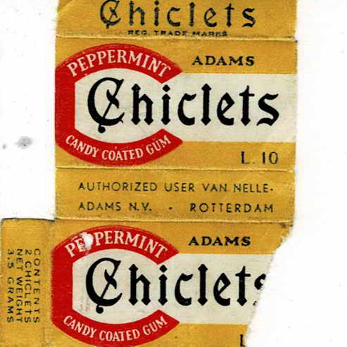 CHICLETS box pellets