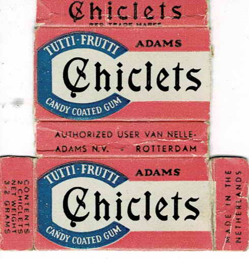 CHICLETS box pellets