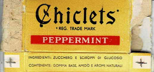 CHICLETS box pellets