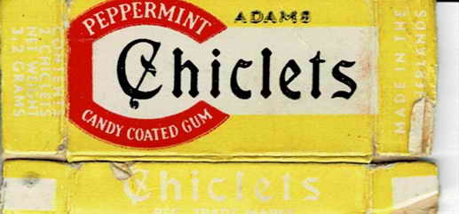 CHICLETS box pellets