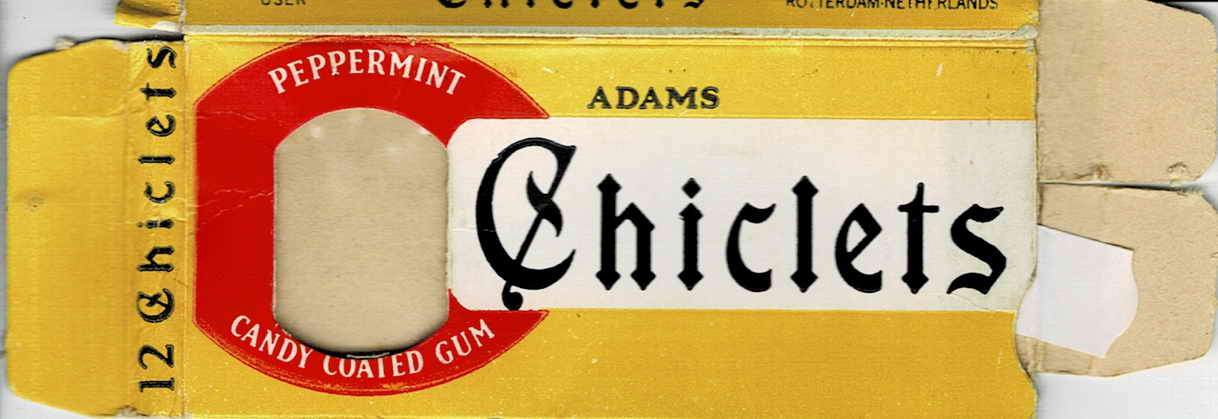 CHICLETS box pellets