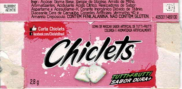 CHICLETS box pellets