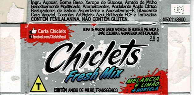 CHICLETS box pellets