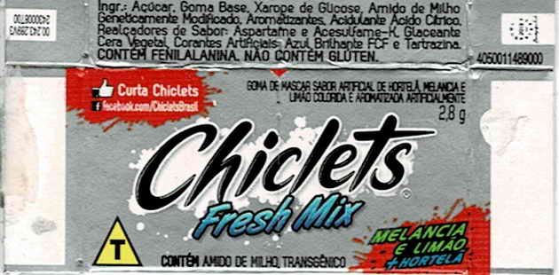 CHICLETS box pellets