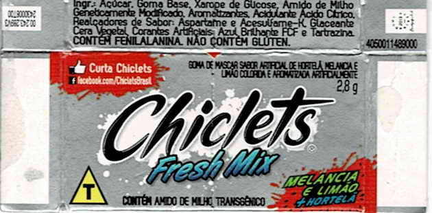 CHICLETS box pellets