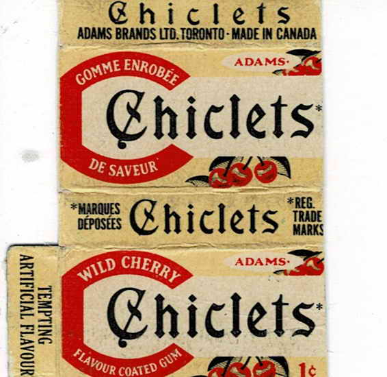 CHICLETS box pellets