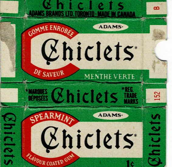 CHICLETS box pellets