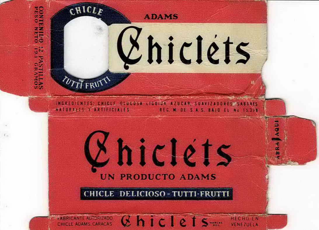 CHICLETS box pellets