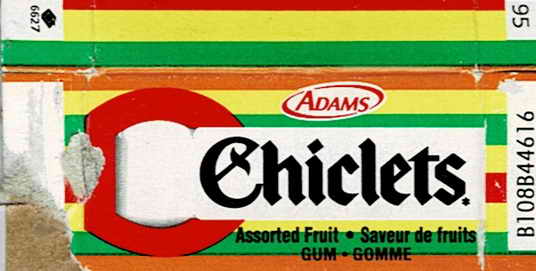 CHICLETS box pellets