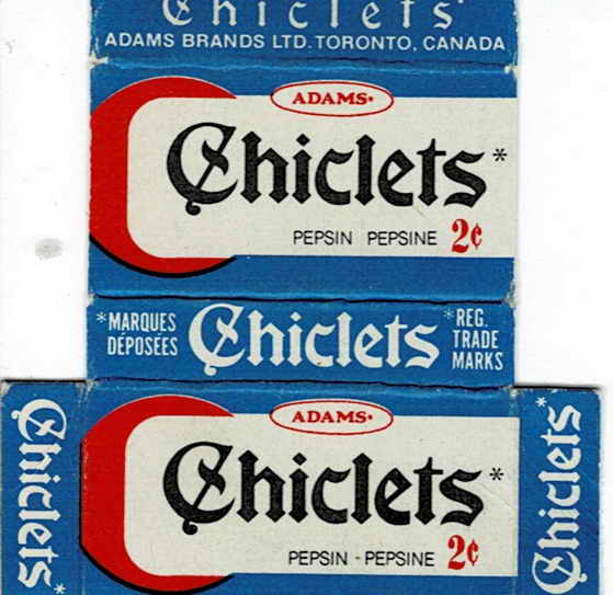 CHICLETS box pellets