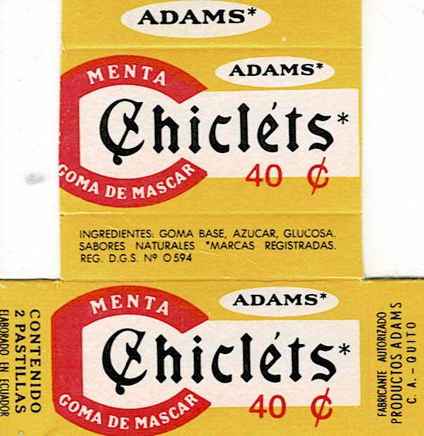 CHICLETS box pellets