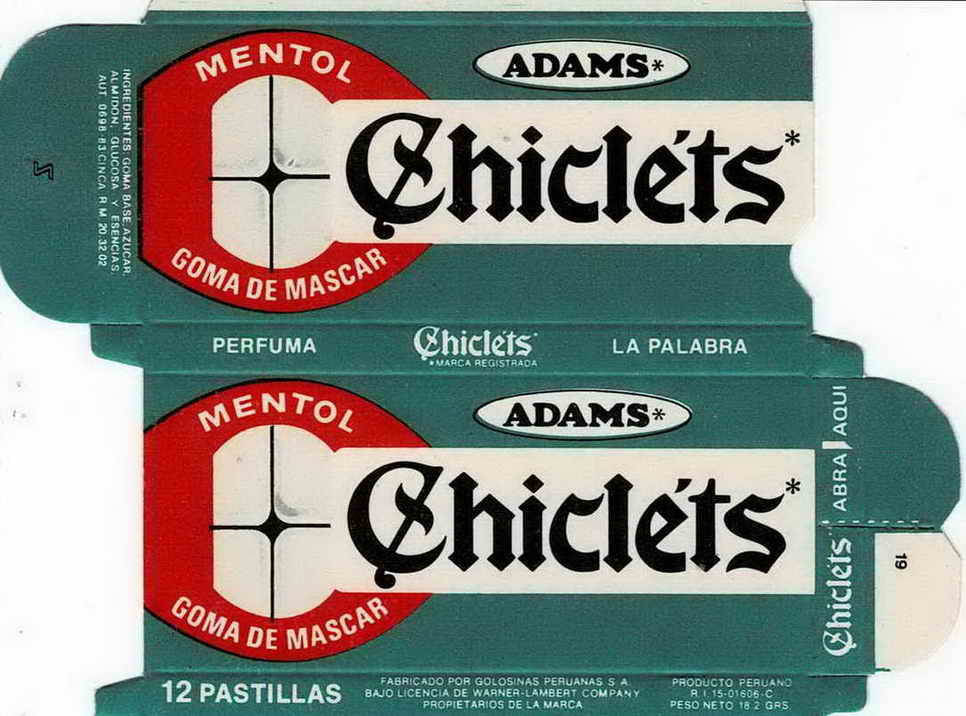 CHICLETS box pellets