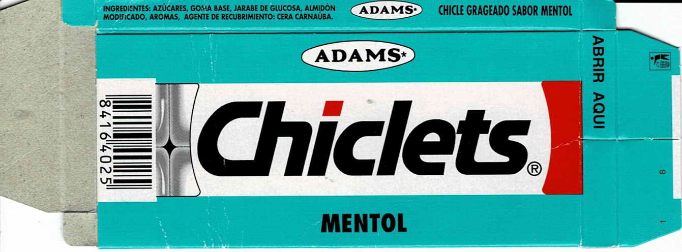 CHICLETS box pellets