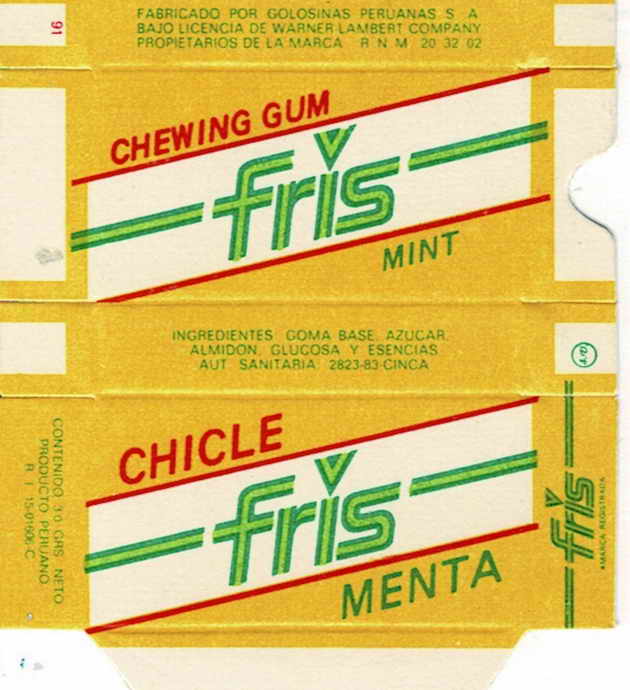 CHICLETS box pellets