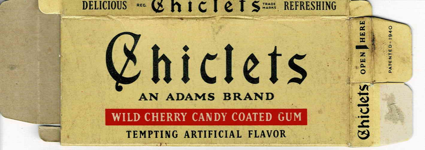 CHICLETS box pellets