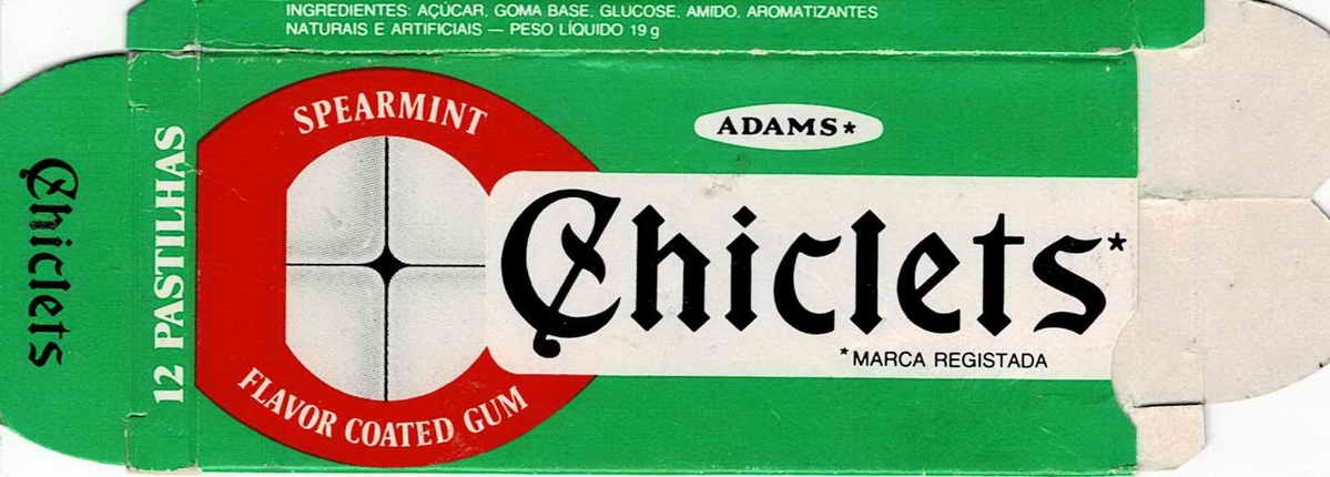 CHICLETS box pellets