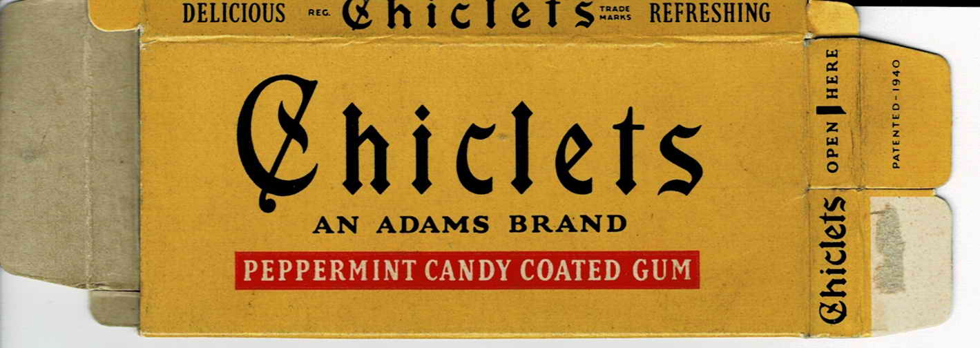 CHICLETS box pellets